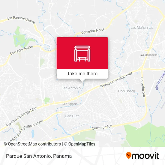 Parque San Antonio map