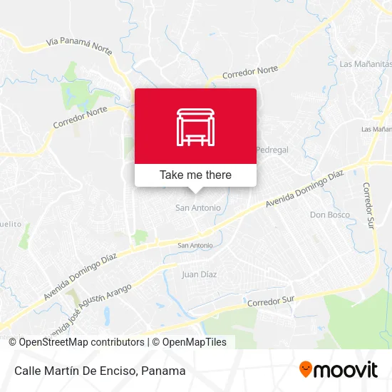 Calle Martín De Enciso map