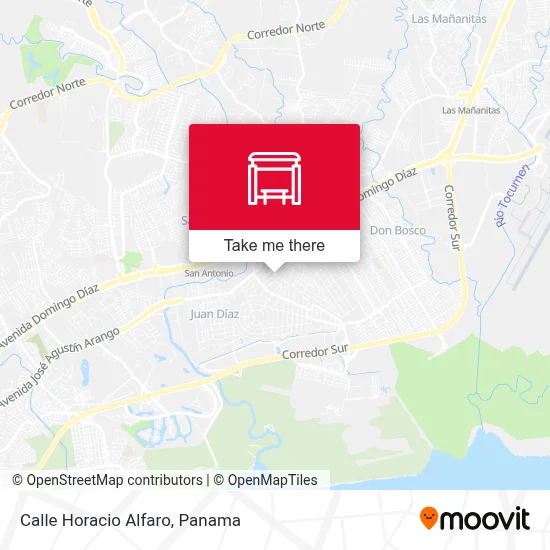 Mapa de Calle Horacio Alfaro