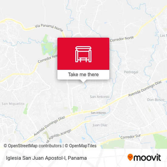 Iglesia San Juan Apostol-I map