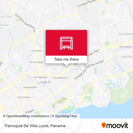 Mapa de Parroquia De Villa Lucre