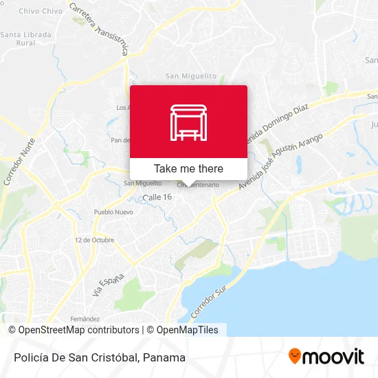 Mapa de Policía De San Cristóbal