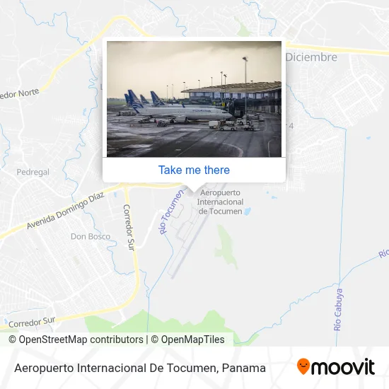 Mapa de Aeropuerto Internacional De Tocumen