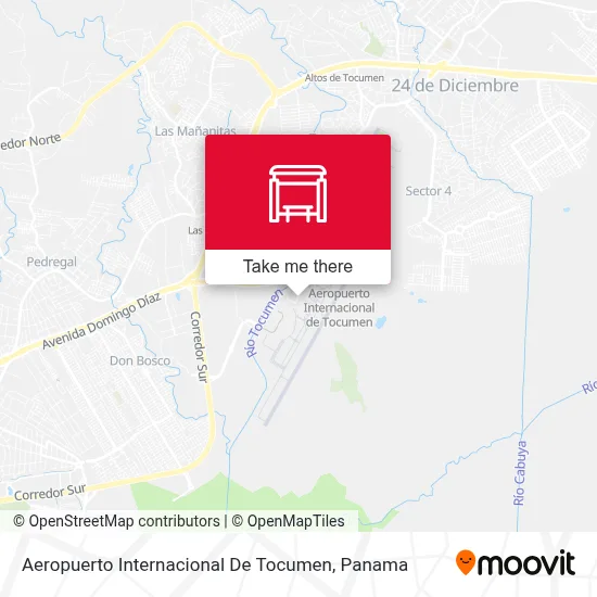 Aeropuerto Internacional De Tocumen map