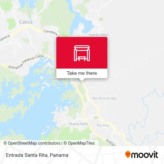 Entrada Santa Rita map