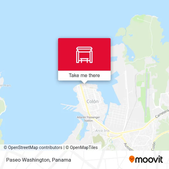 Mapa de Paseo Washington