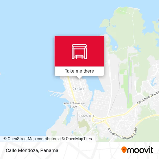 Mapa de Calle Mendoza