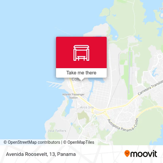 Mapa de Avenida Roosevelt, 13