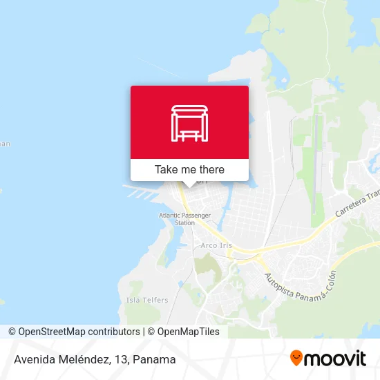 Mapa de Avenida Meléndez, 13