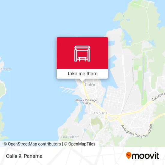 Calle 9 map