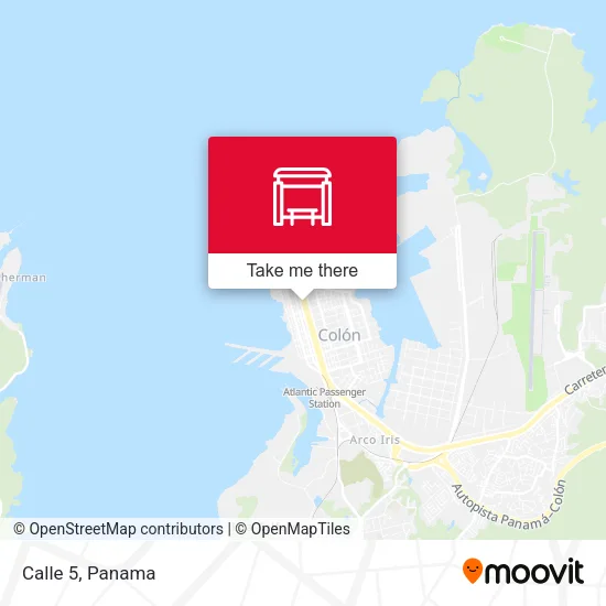 Mapa de Calle 5
