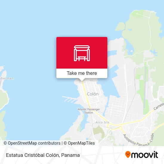 Mapa de Estatua Cristóbal Colón