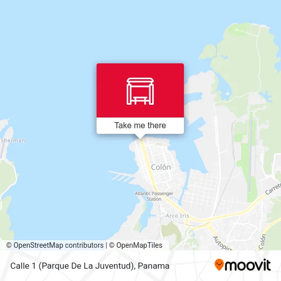 Mapa de Calle 1 (Parque De La Juventud)