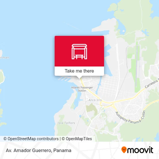 Mapa de Av. Amador Guerrero