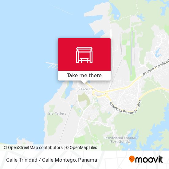 Mapa de Calle Trinidad / Calle Montego