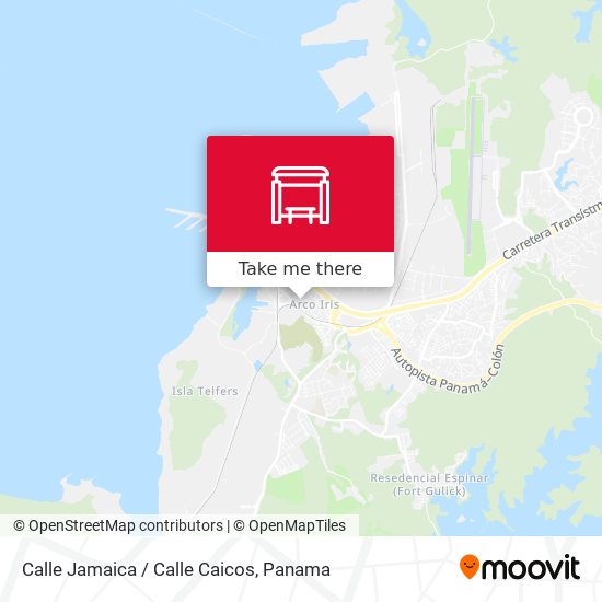 Calle Jamaica / Calle Caicos map