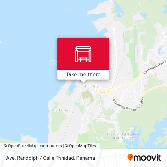 Ave. Randolph / Calle Trinidad map