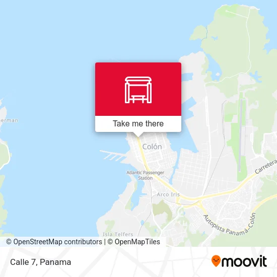 Calle 7 map