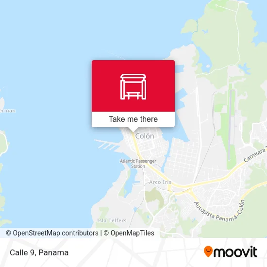 Calle 9 map