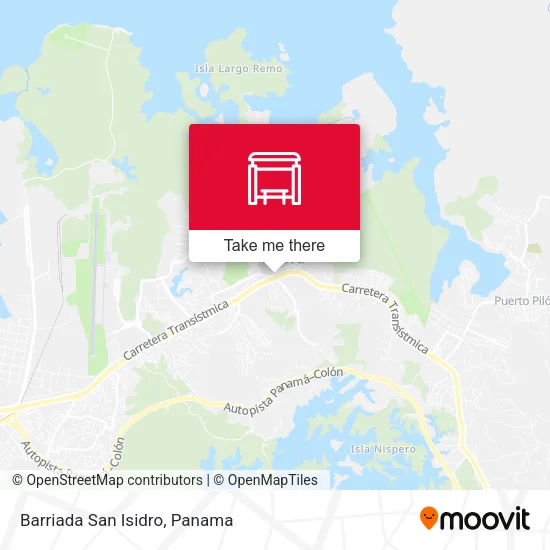 Mapa de Barriada San Isidro