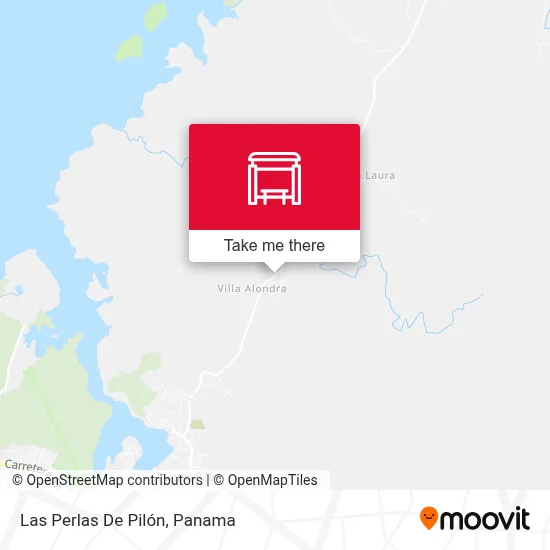 Las Perlas De Pilón map