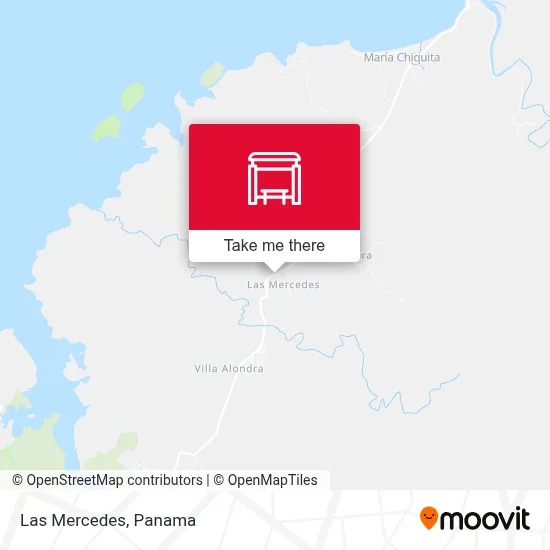 Mapa de Las Mercedes