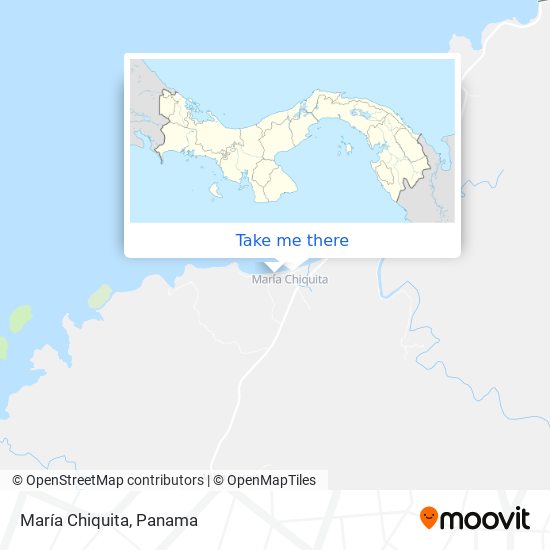 María Chiquita map