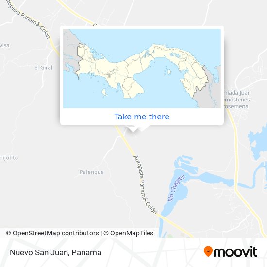 Nuevo San Juan map