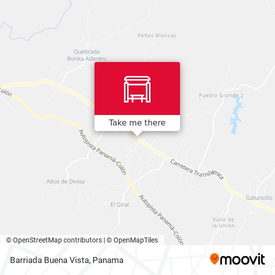Barriada Buena Vista map