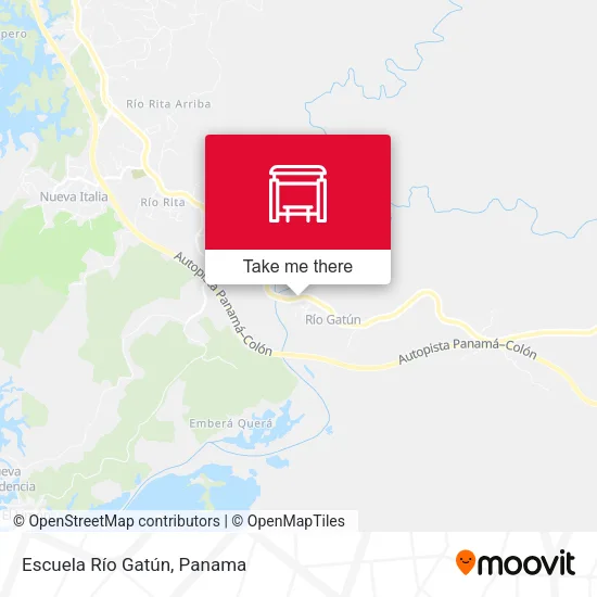 Mapa de Escuela Río Gatún