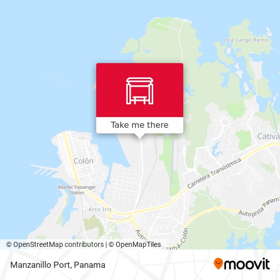 Manzanillo Port map