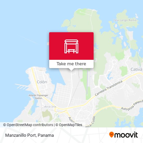 Manzanillo Port map