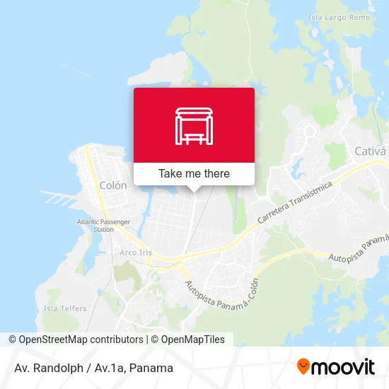 Av. Randolph / Av.1a map