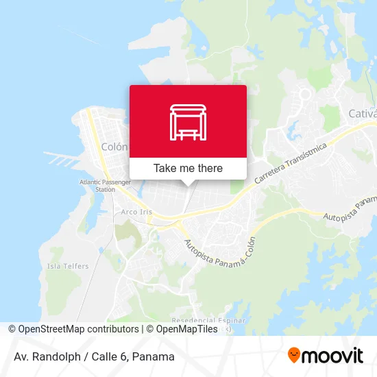 Av. Randolph / Calle 6 map