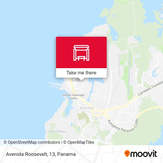 Mapa de Avenida Roosevelt, 13