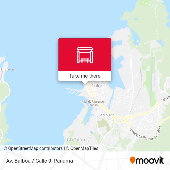 Mapa de Av. Balboa / Calle 9