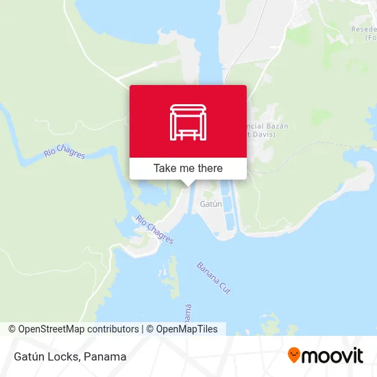 Mapa de Gatún Locks