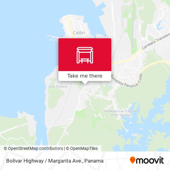 Bolívar Highway / Margarita Ave. map