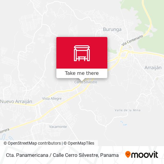 Cta. Panamericana / Calle Cerro Silvestre map