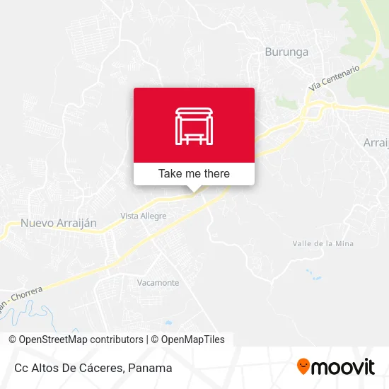 Mapa de Cc Altos De Cáceres