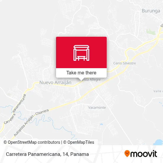 Carretera Panamericana, 14 map