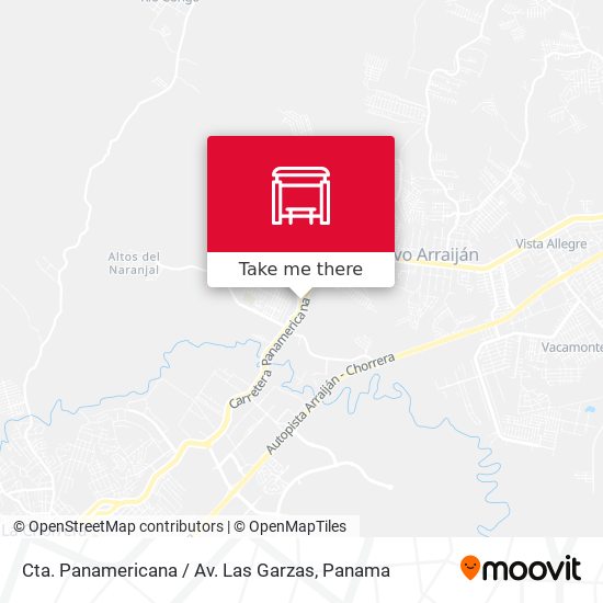 Cta. Panamericana / Av. Las Garzas map