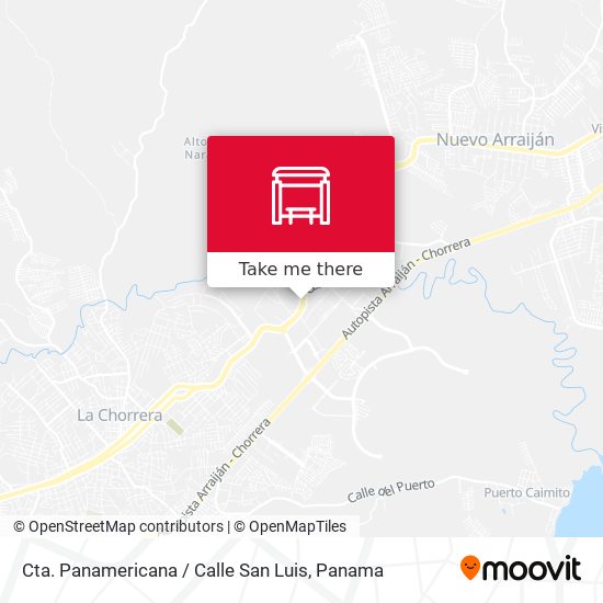 Cta. Panamericana / Calle San Luis map