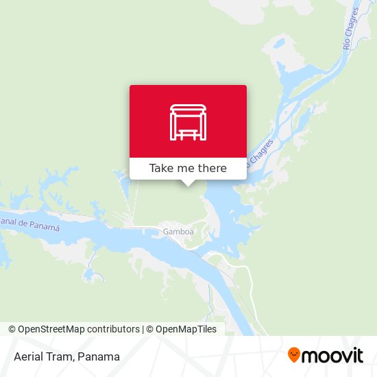Aerial Tram map