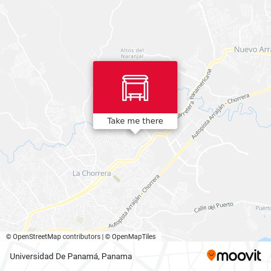 Mapa de Universidad De Panamá