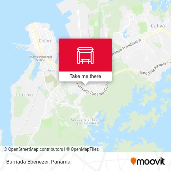 Mapa de Barriada Ebenezer