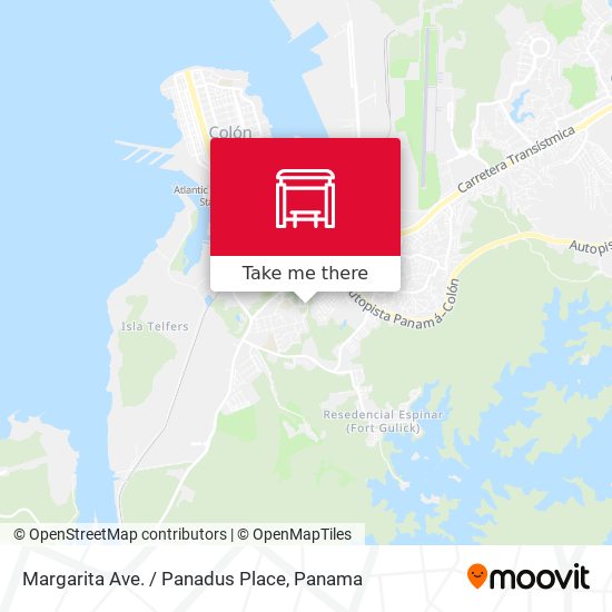 Mapa de Margarita Ave. / Panadus Place