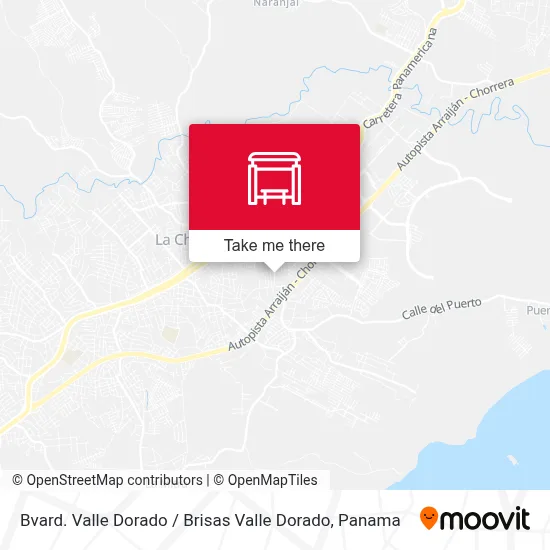 Bvard. Valle Dorado / Brisas Valle Dorado map
