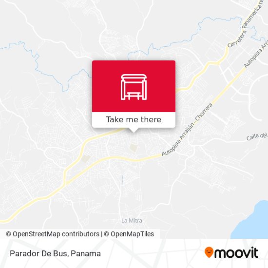 Mapa de Parador De Bus