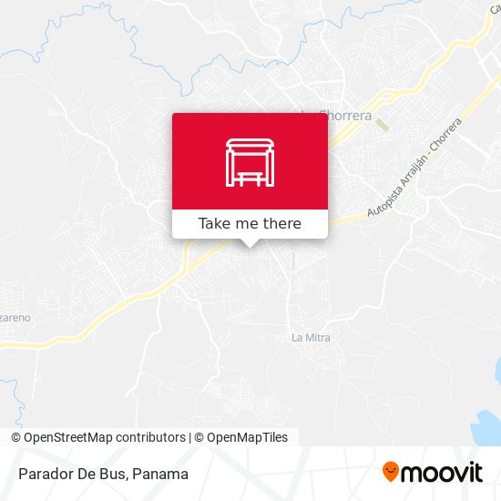 Mapa de Parador De Bus
